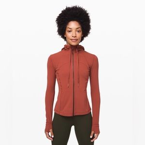 Lululemon hooded define jacket Rustic clay very lightly used size 6